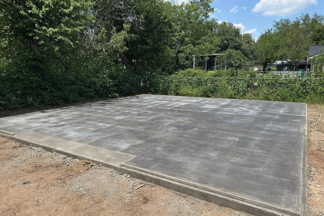 Slab foundation building in Lodi, CA